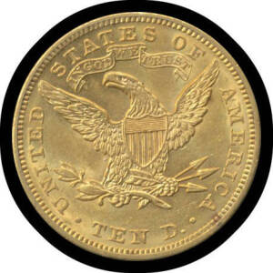 UNITES STATES OF AMERICA: 1903 $10 Gold Eagle Coronet Head, EF. 0.48oz agw.