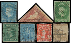 Decent world collection in springback albums 'A' to 'C' countries in three albums with Argentina, Austria, Belgium, Cape of Good Hope with 1855 Triangles to 1/-, Ceylon with good range of QV-KEVII, Cyprus, Cuba and Czechoslovakia etc, also some stamp club