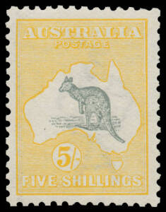 42 5/- grey & chrome, very well centred, unmounted, Cat $5000.