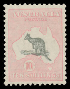 49 10/- grey & pink, unusually well centred, unmounted, Cat $3000.