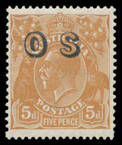 ½d to 1/4d plus the 'OS' Overprints, generally well centred, unmounted, Cat $700. (13)