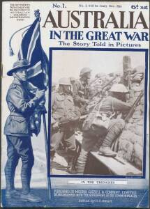 "Australia in the Great War: The Story Told in Pictures" complete run of eight issues edited by HC Smart, condition variable. (8)