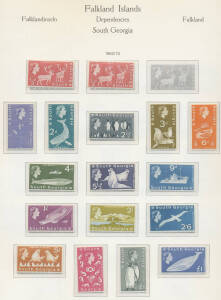 KaBe hingeless album including the 1944 Overprints, 1963-69 Pictorials, 1971-76 Surcharges with all types of the ½p 1p 1½p & 50p & the 1977-78 New Watermark plus five values with the Watermark Inverted, 1980 & 1984 Pictorials etc, unmounted, STC £500+. (