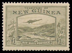 1939 Bulolo Airs ½d to £1 SG 212-225, variable centring, 10/- & £1 very lightly mounted otherwise unmounted, Cat £1100. (14)