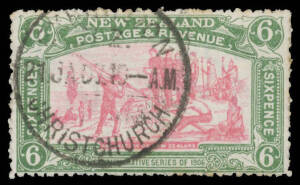 1906 Christchurch Exhibition ½d to 6d SG 370-3, 'EXHIBITION/NZ/CHRISTCHURCH' cds, Cat £375. (4)