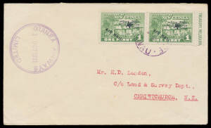 1931 (Oct 1) Wau-Lae AAMC #P33 cover per E Mustar for Guinea Airways on the third flight to bear the company's cachet, Cat $375.