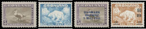 GREENLAND: 1938-2013 Issues complete as per Davo hingeless album with all M/Ss, the 1938-46 Pictorials, 1945 Liberation Overprints & 1950-60 Pictorials are mounted, others are unmounted, STC £4000+. (100s)