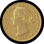 SOVEREIGN: 1863 Sydney Mint, Fine. - 2