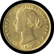 SOVEREIGN: 1867 Sydney Mint, VF. - 2