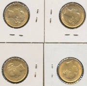 SOVEREIGN: 1874S 1882S 1884S & 1885S Young Head with St George Reverse, aVF. (4) - 2