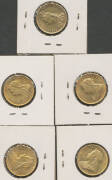 SOVEREIGN: 1888M Jubilee Head, 1894M 1895S 1897M and 1899M Veiled Head, varied condition. (5) - 2