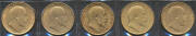 SOVEREIGN: KEVII Sydney Mint group with 1904 1907 1908 and 1909 x2, condition varied. (5) - 2