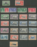 South Atlantic Islands collection with Ascension including KGVI Pictorials plus many extras to 5/-, 1956 Pictorials (**); Falklands including QV 2d SG 26 corner block of 9, KGV MCA 1/- two corner blocks of 4, 1938-50 Pictorials, Dependencies Overprints, T - 4