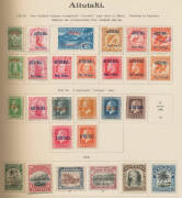 "Standard Postage Stamp Album" (1926) with spaces for all British Empire issues with a smattering of stamps including mostly grotty GB but with fine used 1913-19 5/- & 10/- Seahorses, Australia with First Wmk Roos mint to 6d & a range of mostly mint KGV H - 3