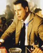 MOVIES & TV: Signed photographs - John Travolta, Will Smith, Adam Sandler, Dennis farina, Richard Anderson, Barry Morse, David Spade, Christian Slater, Kane Hodder, Hank Garrett, Ben Chapman, Andrew Tiernan, Alan King, Corin Nemec, Jerry O'Connell & Rober