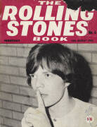 THE ROLLING STONES: "The Rolling Stones Monthly Book" No.3 August 1964, with signatures inside on 10 pages -Mick Jagger, Keith Richards, Brian Jones (2), Bill Wyman (3) & Charlie Watts (3). Magazine with damaged front cover, but signatures fine. - 2