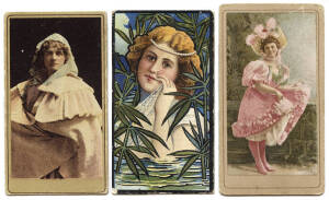 c1890-1905 American Tobacco Co. range, with Beauties, Actresses & Celebrities. Poor/G.