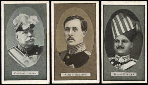 1915 Sniders & Abrahams "Great War Leaders and Warships", complete set [60]. Fair/VG.