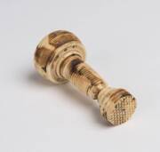 A whalebone seal, 19th century. 6cm.&nbsp;NB: This Item requires a CITES certificate for export, this lot cannot be shipped to the USA or Territories