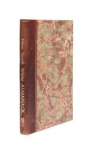 HOWE, George (Publisher): "NEW SOUTH WALES Pocket Almanack for the year of our Lord 1814" [Sydney, undated but 1813]; 135pp. Includes all shipping movements from 1788 to the end of 1813 and much other information. Ferguson 588