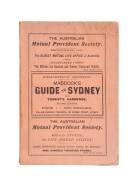 "Maddock's Guide to Sydney and Tourists Handbook" 4th edition [Exhibition Edition] circa 1880 [William Maddock, 383 George Street, Sydney] with numerous advertisements, 2 maps and a guide to the Sydney International Exhibition of 1880.