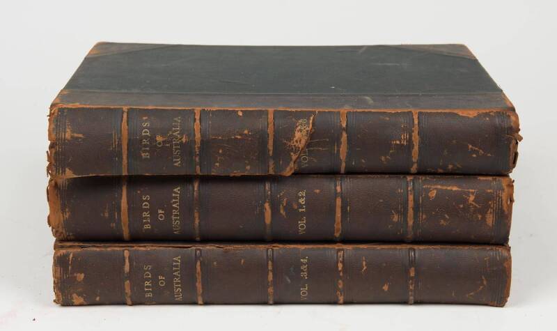 BROINOWSKI: The Birds of Australia: another complete set, as above, the 6 sections bound into 3 volumes.