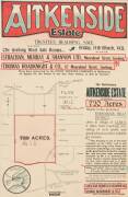 VICTORIAN REAL ESTATE: 1921 "The Well-known AITKINSIDE Estate...comprising 720 Acres Situate in the far-famed BARRABOOL HILLS DISTRICT...close to village of CERES, 6 miles from Geelong, consisting of rich arable and grazing land, a portion suitable for lu