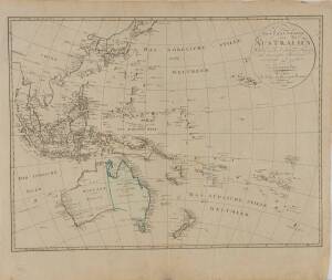 J.C.M. REINECKE (1768-1818): "General Charte von Australien", handcolour outline; 450 x 610 mm.  