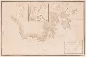 "Carte Generale de la Partie Meridionale de la Nouvelle Hollande appelee Terre D'Anthony Van Diemen..." by d'Entrecasteaux [Paris, 1807], map of southern Tasmania, size 76x49cm. {Tooley 544}.