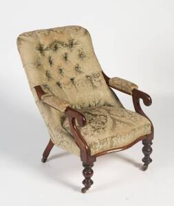 An Australian cedar armchair, mid 19th Century 