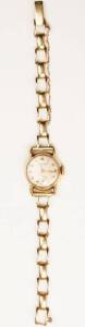 I.W.C. International Watch Co. 14ct gold case & bracelet ladies watch.