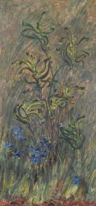 DAISY ROSSI [1879-1974]: Kangaroo Paw, oil on canvas, signed lower right, pencil title verso, 50 x 80cm