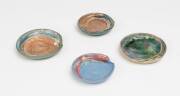 Philippa James (1893-1967) A group of four gumnut and gum leaf miniature bowls