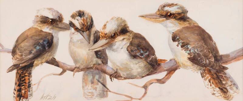 Violet Bartlett (act. Circa 1920) Four Kookaburra