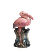 Grace Seccombe (1880-1956) A hand modelled glazed earthenware figure of a pink flamingo