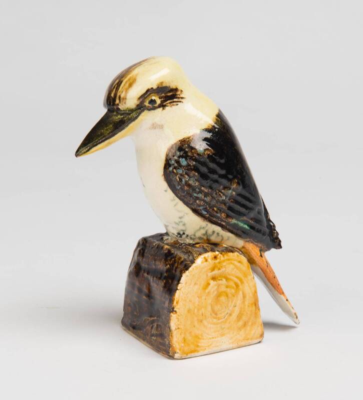 Grace Seccombe (1880-1956) A glazed earthenware figure of a kookaburra