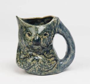 Arthur Gilbert A blue glazed earthenware koala jug