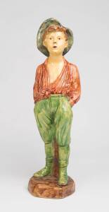 Bosley ​A glazed earthenware figure of a boy