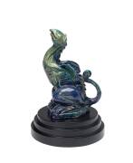 Marguerite Mahood, (1901-1989) A glazed earthenware figure of a blue winged dragon, circa 1935 - 2