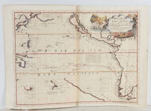 "Mare Del Sud, detto altrimenti, Mare Pacifico" by Coronelli [Venice, 1692]. Good condition.