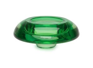 Skrdlovice Glass Works Czechoslovakian glass bowl designed by OLDRICH LIPA, circa 1960s. 8cm high, 18cm diameter