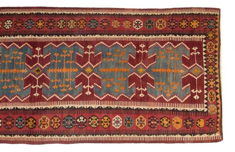 Central Anatolian kilim, Turkey, circa 1930. ​386 x 142cm