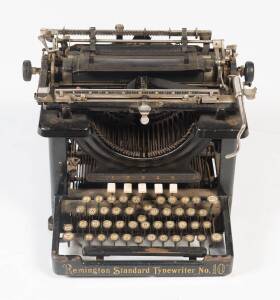 A Remington standard typewriter No.10, early 20th Century. 