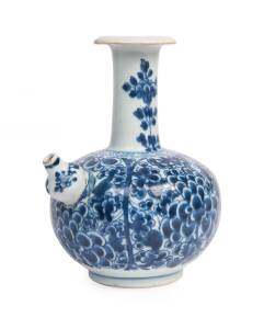 A Chinese blue and white kendi, late 16th Century. 22cm high