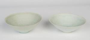 A pair of Qingbai bowls, 20th Century. 20.3cm diameterProvenance: The Dr. Steven Zador Collection.