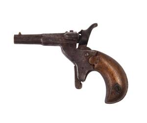A miniature pocket pistol, 19th Century. 10.5cm long