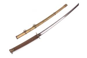 Two swords, Chinese & Japanese, mid 20th Century. Longest 107cm