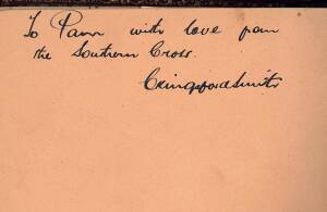 AUTOGRAPH BOOK, c1910-30s, with c24 signatures including Charles Kingsford Smith, General William Birdwood (Commander of ANZAC Forces during Gallipoli Campaign) & Lord Kitchener.