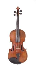 JOHNATHAN (JO) BETTS: English made violin bearing label dated 1819. Also has repair label from Perth 1915. With bow and modern case. This instrument was owned and played by LIONEL JAGO, first violinist with the Western Australian Orchestra during the 1930