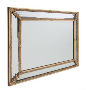 An ornate gilt framed mirror, mid 20th Century. 115 x 125cm. 